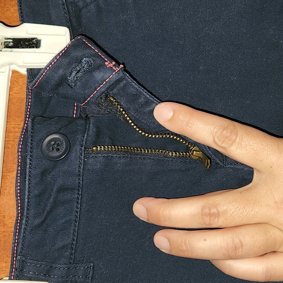 🆕️w/o tags GAP KIDS GIRL'S Navy Chino SHORTS - Picture 5 of 7